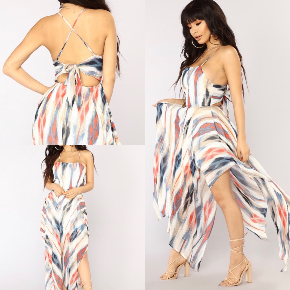 FashionNova maxi dress - Feels Like Destiny